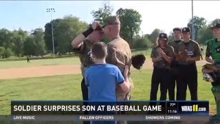 Fort Knox Soldier Surprises Son