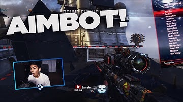 ONLINE TRICKSHOT FACEOFF WITH AIMBOT!? (BO2 MODDED TRICKSHOTTING) @Dare_Req