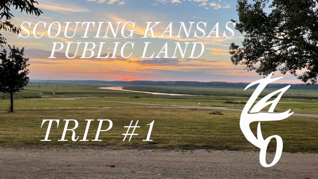 Kansas Public Land Scouting Trip - First Time On Property! - YouTube