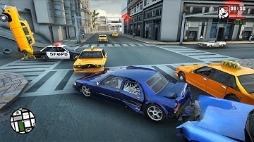 GTA SA Realistic Vehicle Deformation - Crash Testing Ep.70