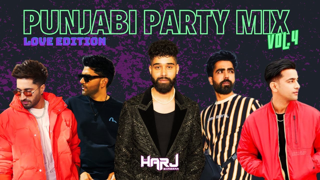 Punjabi Party Mix Vol 4 Punjabi Nonstop Mix Love Edition Dj Harj Bhamraa YouTube