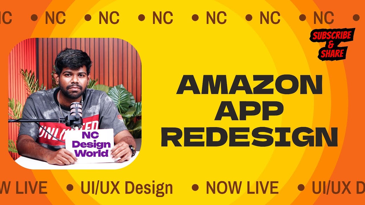 I Redesigned Amazon App UI Design in Figma | UI/UX Application Redesign 2025