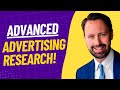 Advertising research in marketing research advanced