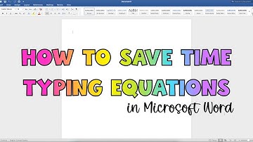 How to Save Time Typing Equations | Teacher Tech Tutorial