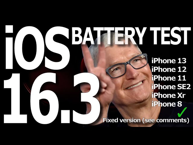 Что будет с батареей Айфона после установки iOS 16.3.. Как увеличить время работы Айфона.. Фото.