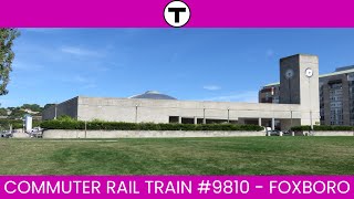 MBTA Commuter Rail Train 9810 to Foxboro Boarding Call Announcements at Providence Station