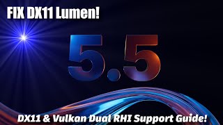 UE5.5.3 - Fix DX11 Lumen SWRT & Dual RHI Shader packaging.