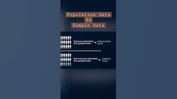 Population vs sample data #shorts #datascience #dataengineering