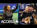 Serena Williams Twins w/ Daughter Olympia At First U.S. Open Match