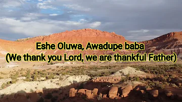 Ese Oluwa/Papa (Lyrics video) by Sonnie Badu