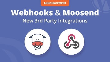 Introducing Webhooks & Moosend - New 3rd Party Integrations