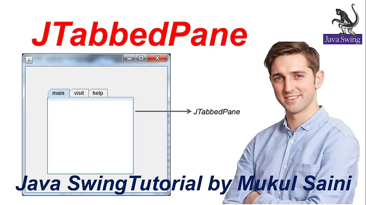 #34 Java Swing Tutorial | JTabbedPane in Java