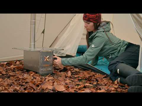 Hot Tent Camping in Sweden – Cozy Night in the Wilderness