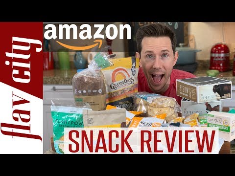 15 Most Popular Healthy Snacks On Amazon Reviewed - Keto, Paleo, & More!
