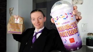 McDonald's NEW Grimace Birthday Meal Review!