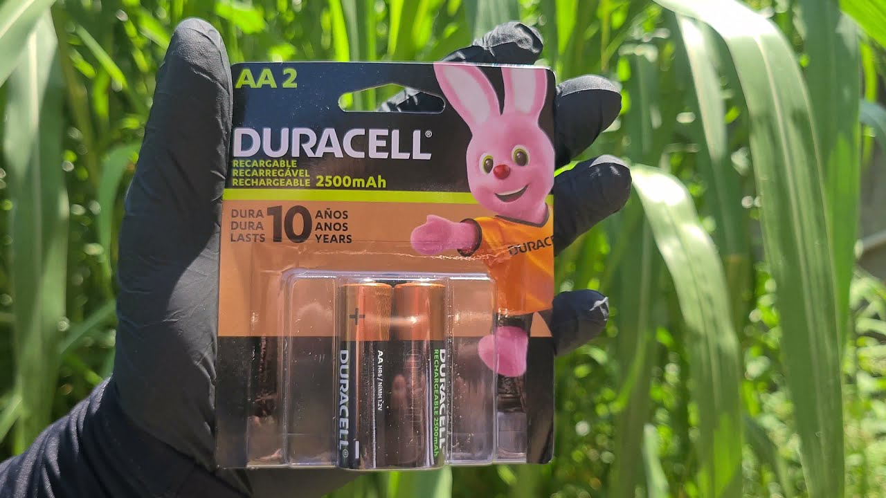 2 Pilhas Recarregáveis Duracell AA Pequena 2500mAh - 584 MATRIZ ZX Contato