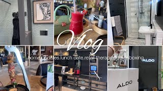 VLOG:KITCHEN AND BATHROOM DESIGN IDEAS||GALAVANTING WITH HUBBY||ALDO UNBOXING ||LUNCH DATE & etc
