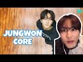 Jungwon core for 12 minutes straight