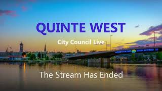 City of Quinte West  Council Meeting, May 15th, 2024