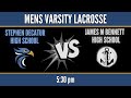 SDHS Boys JV Lacrosse vs James M. Bennett High School