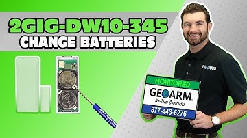 2GIG-DW10-345 - How to Change Batteries?