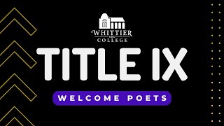 Title IX Orientation Video