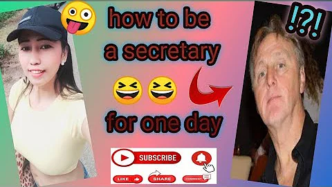 how to be a personal secretary for one day (patien...