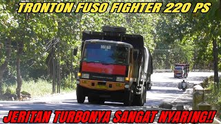 Tronton Fuso Fighter Paling Nyaring Jeritan Turbo Nya, Truk Fuso Hino Isuzu Ditanjakan Hutan Baluran