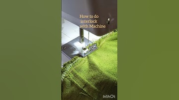 Machine se Interlock kaise kare||#fashion #stitchinghacks #ytviral #diy #stitching #pantcutting #yt
