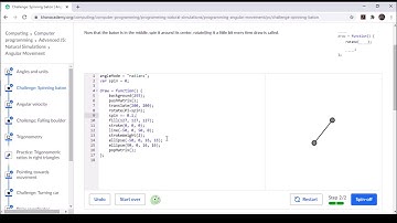Challenge Spinning Baton Khan Academy