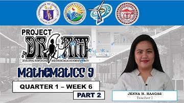 SOLVING QUADRATIC INEQUALITIES - MATHEMATICS 9 WEEK 6 (PART 2) QUARTER 1