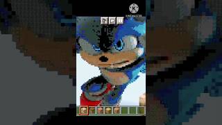THE BEST EPIC SONIC DASH PIXCEL ART IN  MINECARFT #minecarft#shorts