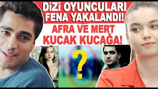 Yalı Çapkını oyuncuları Afra Saraçoğlu ve Mert Ramazan Demir'in set halleri şaşırttı!