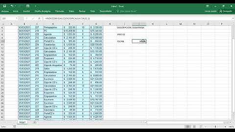 Diferencia entre buscarV vs indice + coincidir