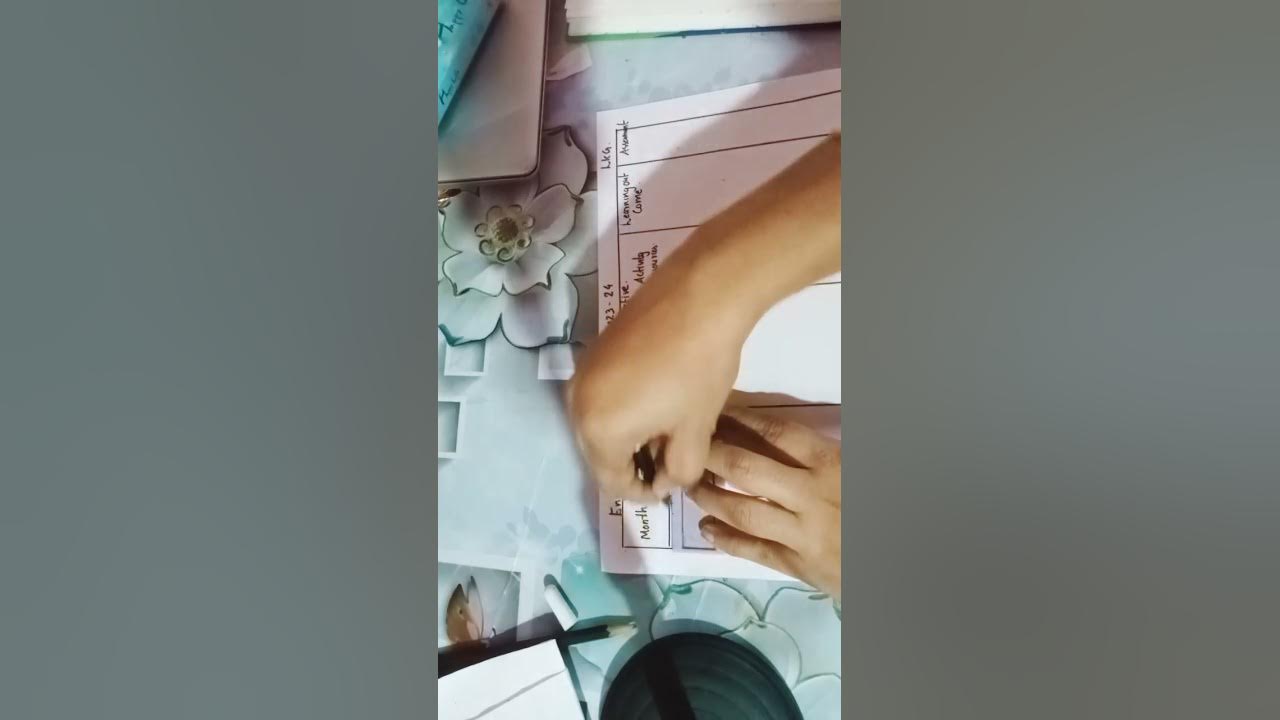 How To Write A Year Plan