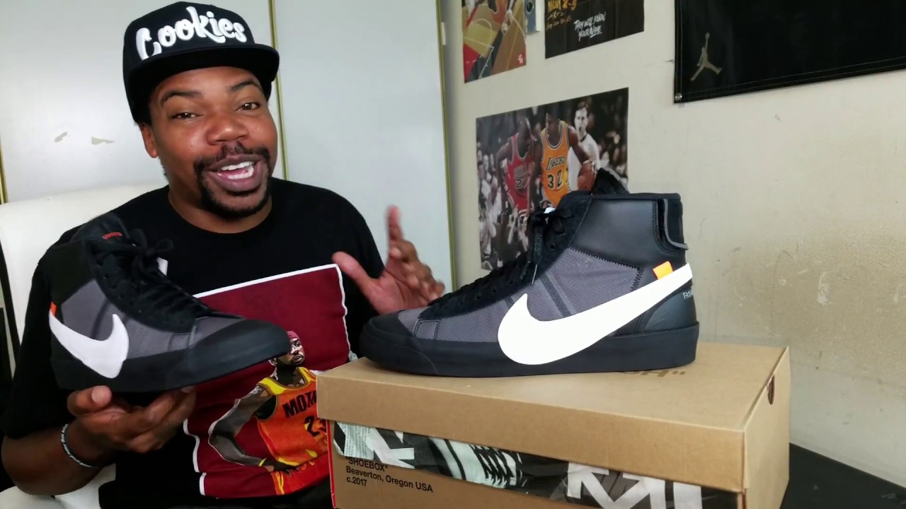 Nike X Off White Blazer Grim Reaper Detailed Sneaker Review Youtube