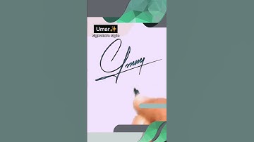 u stylish signatures || UMER name signature style #umer #signature #youtube #short