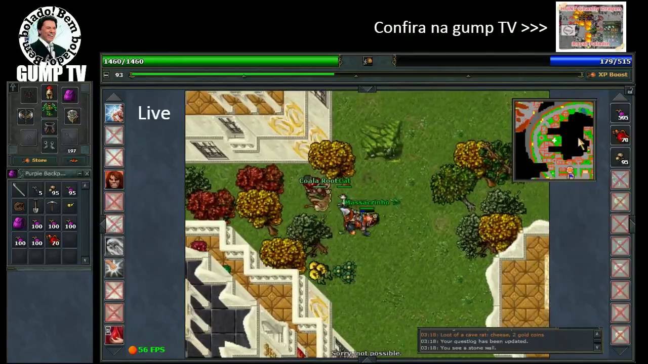 Yalahar Quest (mission 14) AO VIVO (Tibia Unitera) YouTube