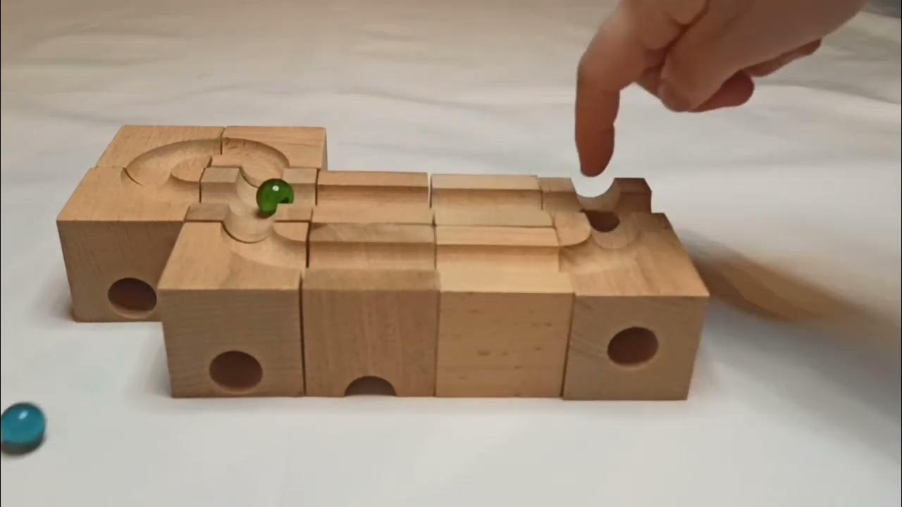 Marble Run_Wooden Cuboro Uson mix course. YouTube