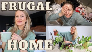 FRUGAL DAY AT HOME, ORGANISING THE HOUSE, CATCH UP WITH ME & PERIMENOPAUSE MENTAL HEALTH CHATTY VLOG