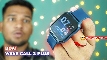 Boat Wave Call 2 Plus Smartwatch ⚡ 1.96" HD Display - Calculator ✅ Best Smartwatch Under 1500/-