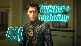 Peter Parker (Tom Holland) in No Way Home 4K Twixtor Scenepack with Coloring for edits MEGA (Part 1)