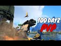 I Survived 100 Days Of Ark PVP And Here Is What Happened! (Ark Survival Evolved)