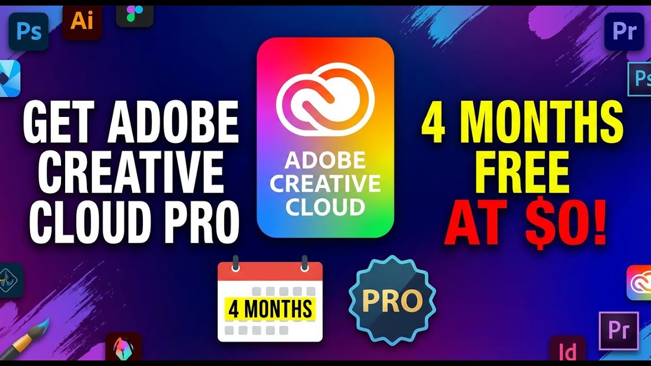 How to Get Adobe Creative Cloud Pro FREE for 4 Months (2026) - YouTube