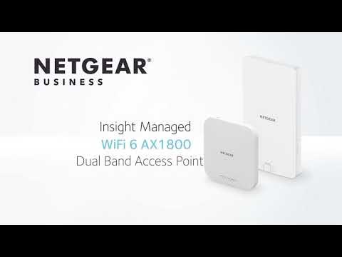 Introducing the NETGEAR WiFi 6 AX1800 Dual Band Access Points | WAX610 &  WAX610Y - YouTube