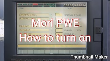 Mori Seiki MSG-501 parameter write enable . How to turn on.