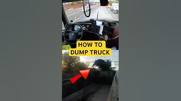 How To Drive a DUMP TRUCK | Beginners Guide for New Drivers 🥇 #cdl #trucking #automobile #trucker