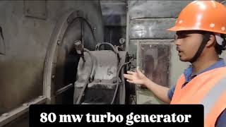 Instduction of steam turbine GENERATOR 80mw by double E.S.V \/CONTROL VALUE#powerplant # Turbine tech