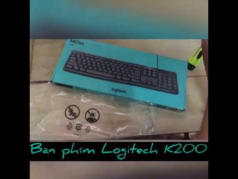 Mở hộp bàn phím có dây Logitech K200 mua trên shopee giá rẻ xài cực êm