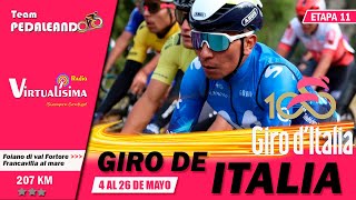 EN VIVO Etapa 11 Giro de Italia 2024 | POGACAR - NAIRO - RUBIO - MOLANO - ALAPHILIPPE #girodeitalia